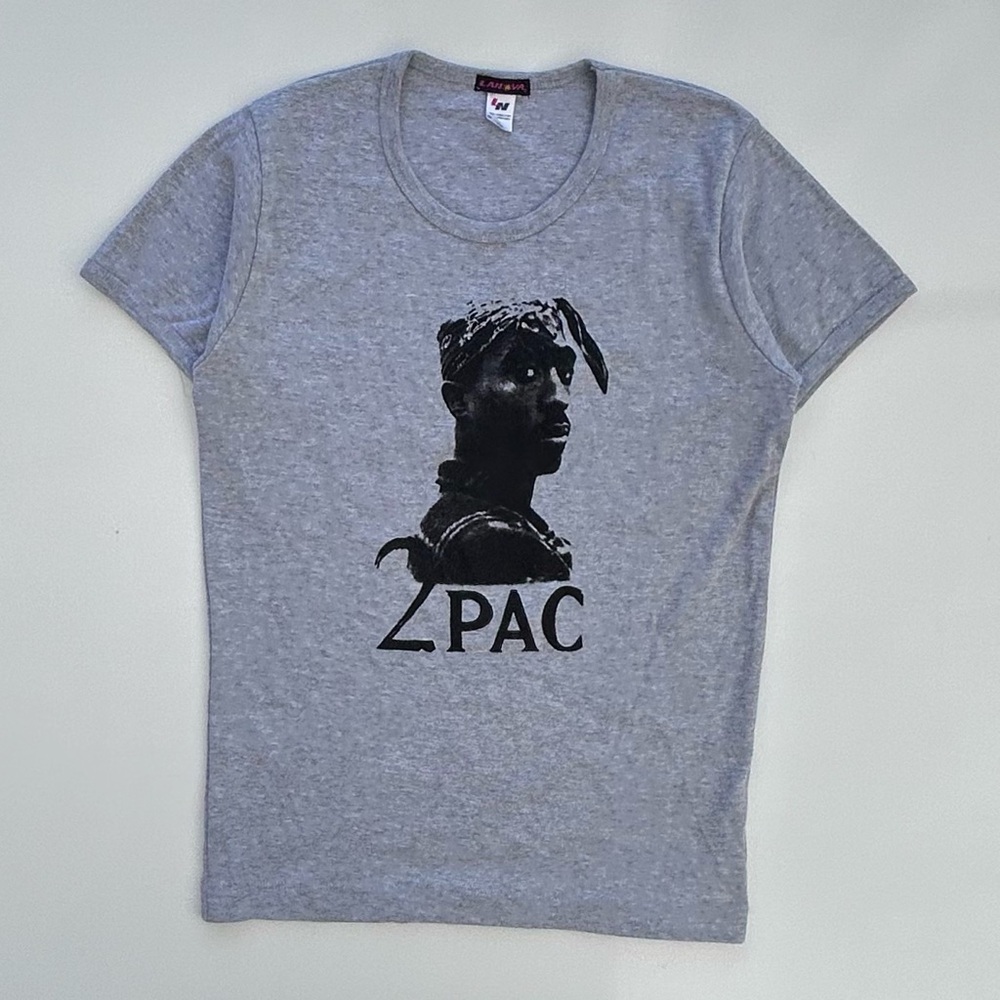 Vintage Y2K Tupac Rap Hip Graphic T Shirt Size Women’s Large New Without Tags